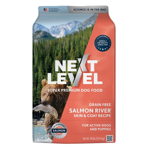 Next Level Grain Free Salmon Dry Dog Food 40lb - Poudre Pet & Feed Supply